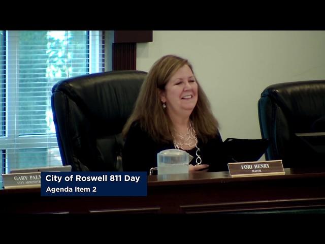 Roswell City Council: Regular Meeting (August 12, 2019)