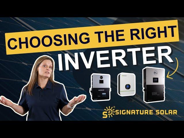 Choosing the Right Inverter for Your Energy Needs: An In-Depth Comparison