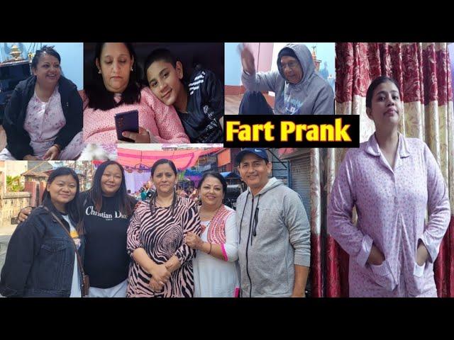 @gurungeatingchannel Sanga Hami Le Kina CHALLENGE Garenau ta ?? Fart PRANK ON Buwa 