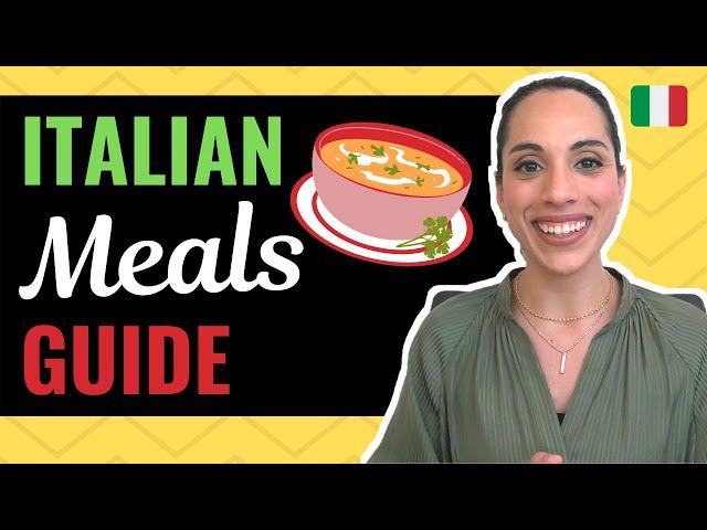 [Learn Italian] Meals in Italian explained  Italian restaurant and Italian dining made easy