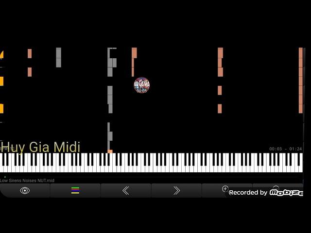 NUT MIDI | Low sirens Noise 1.4 Million Notes ~ PianoNote2003