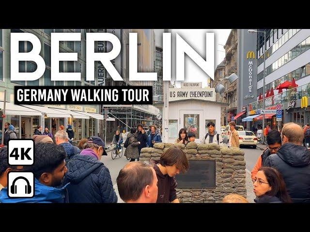 Experience BERLIN's Tourist Hotspots, 4K Walking Tour in Germany's Capital