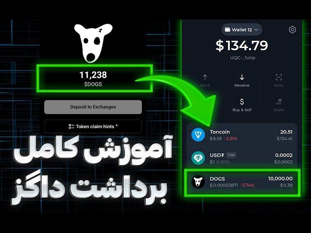 داگز لیست شد آموزش برداشت و فروش ⭐️ DOGS TELEGRAM