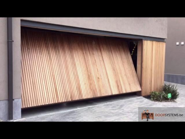 Garage door - Invisible - vertical wood