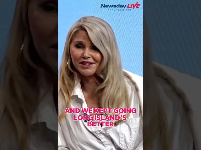 Christie Brinkley discusses her love for Long Island #newyork #author