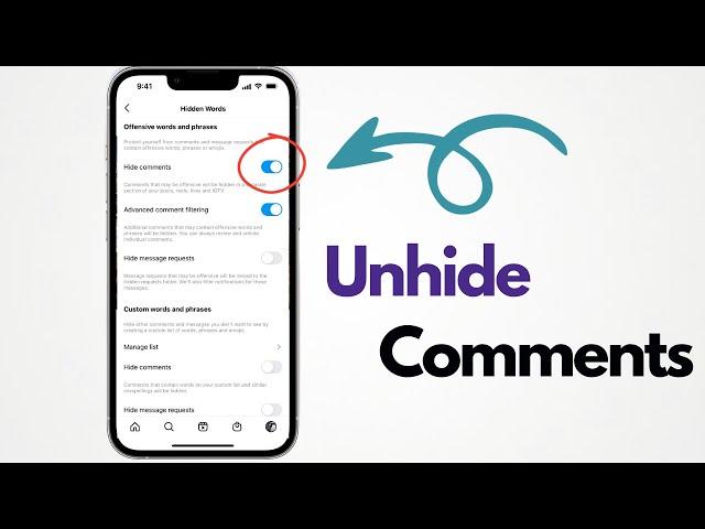 How To Unhide Comments On Instagram (2024)