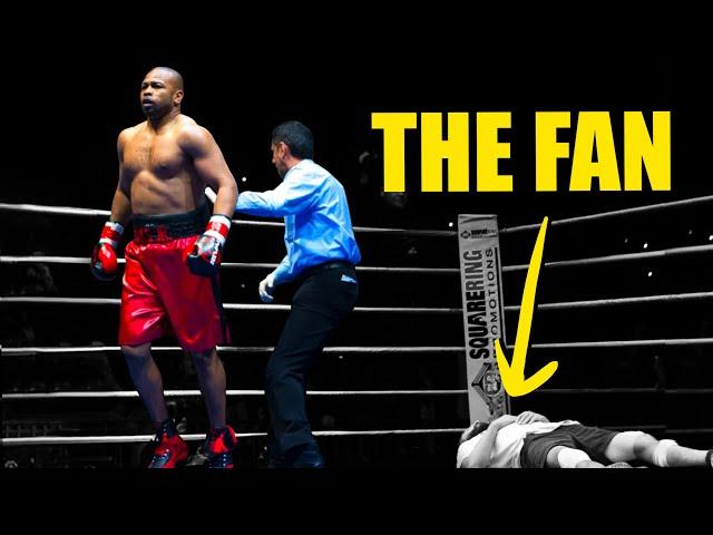 A Fan Tries To KO Roy Jones Jr For $100000