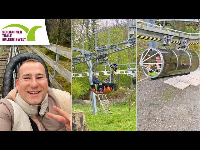 Kuriose Achterbahnen in Tahle! // Seilbahn Erlebniswelt Thale // Vlog