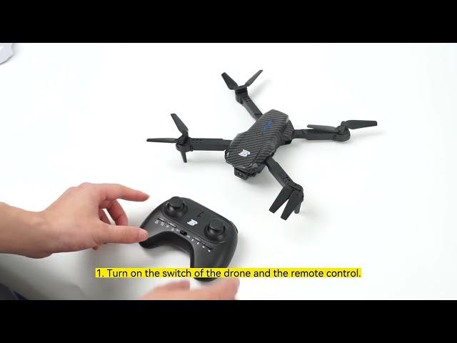 [BEZGAR BD101] Instruction 01: How to pair the remote with the drone?