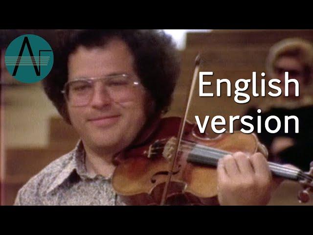 Itzhak Perlman: Virtuoso Violinist, I know I played every note - Documentary of 1978