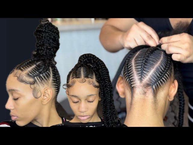 STITCH Braid PONYTAIL | How To Create The PERFECT Braided Ponytail