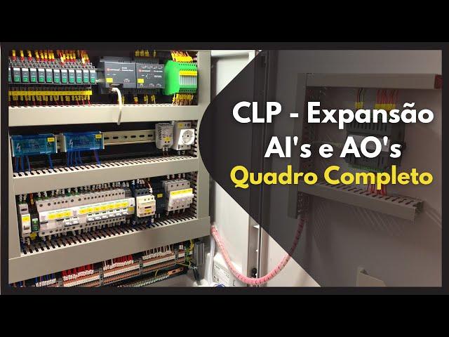 Comandos elétricos e automação com CLP - Quadro Completo