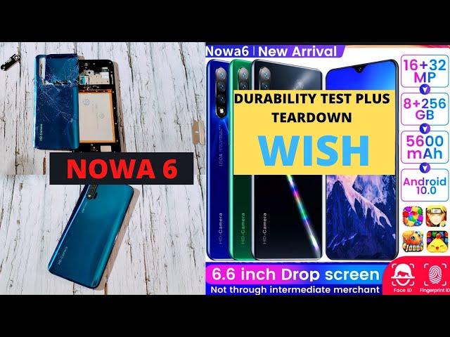 NOWA 6 $50 WISH PHONE durability Test Plus teardown be surprised what inside