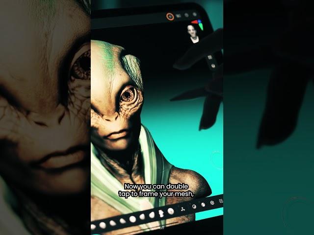 ZBrush for iPad: Speed Up your Workflow with the Apple Pencil #shorts