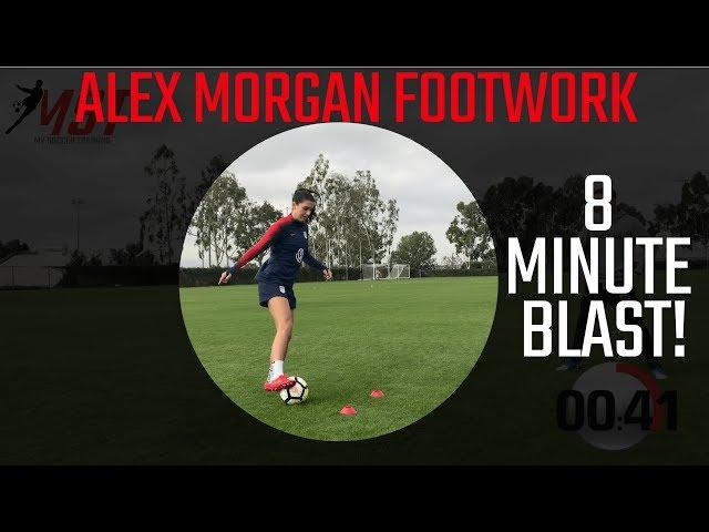 Fast Footwork & Moves with Alex Morgan | Beast Mode Soccer