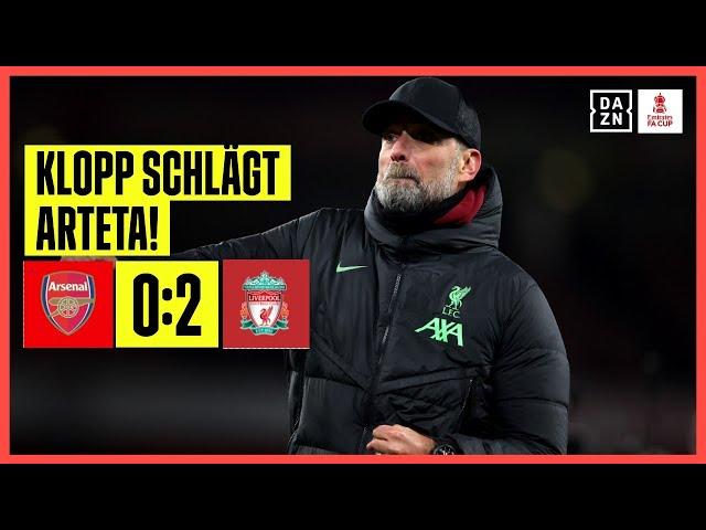 Diaz macht den Deckel drauf: FC Arsenal - FC Liverpool 0:2 | FA Cup | DAZN Highlights