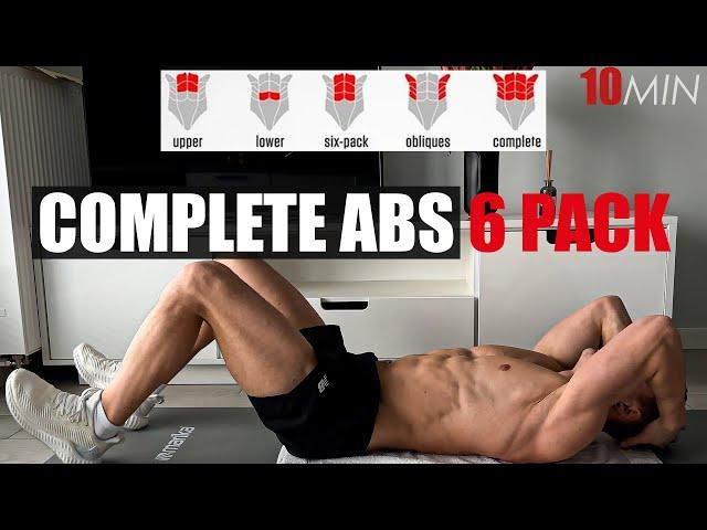 COMPLETE 10 MIN INTENSE ABS WORKOUT (Fat burning)