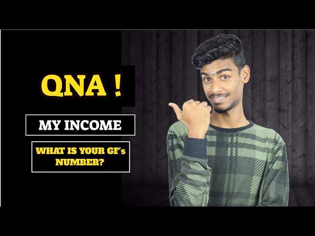 My Monthly Income | How Much Money I Earn From YouTube? | QNA - 1