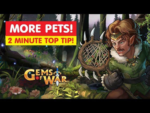 Gems of War How to Spawn A Pet Gnome & Pet Rescue! Top Tip!