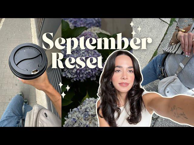 SEPTEMBER MONTHLY RESET  budgeting, books, and goals