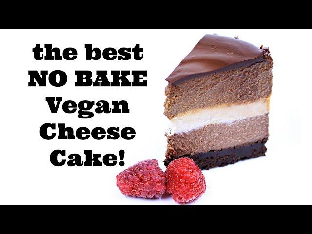 No Bake Triple Layer Cheesecake