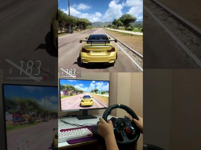 BMW M4 DRIVING #viralvideo #trending #logitechg29 #forzahorizon5 #handcam #viralshorts  #rtx4060