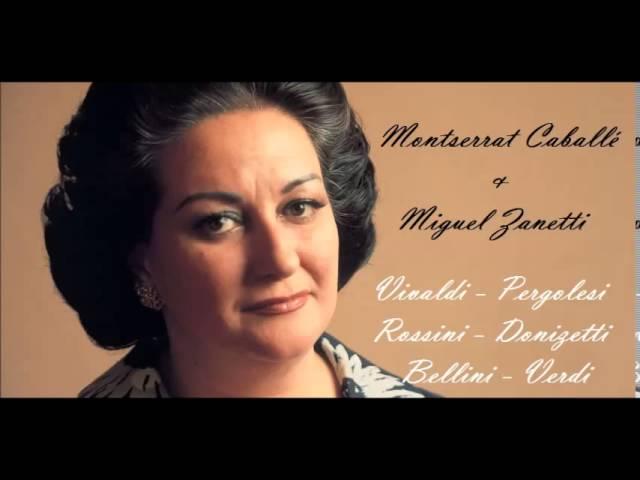 MONTSERRAT CABALLÉ. Vivaldi, Pergolesi, Rossini, Verdi & Bellini.