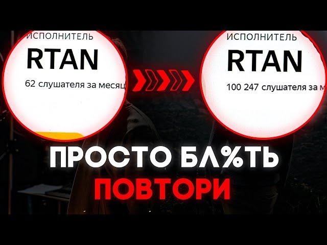 лёгкий путь к 100.000 слушателей для музыканта. (сработает в 2025)