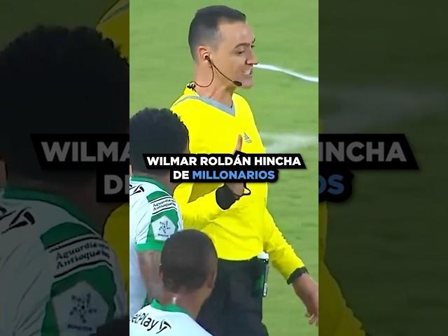 ¿Wilmar Roldán es hincha de Millos? #futbol #futbolcolombiano #ligabetplay #fpc #millonarios