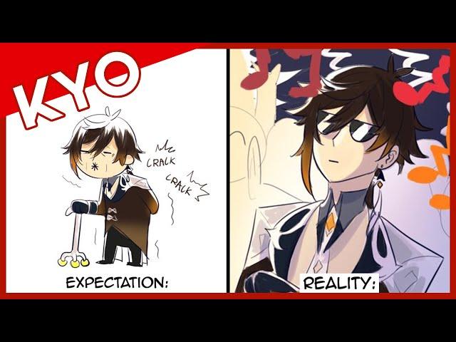 Archon Expectations Versus Reality (Genshin Impact Comic Dub)