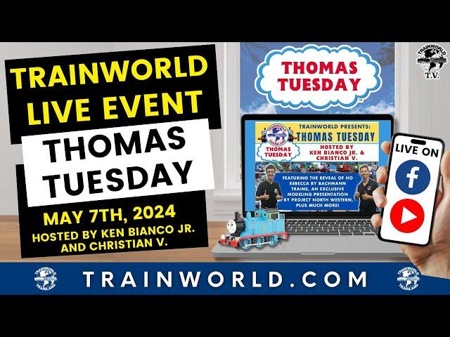 May 2024 Thomas Tuesday, featuring Project North Western & Bachmann Rebecca Reveal!