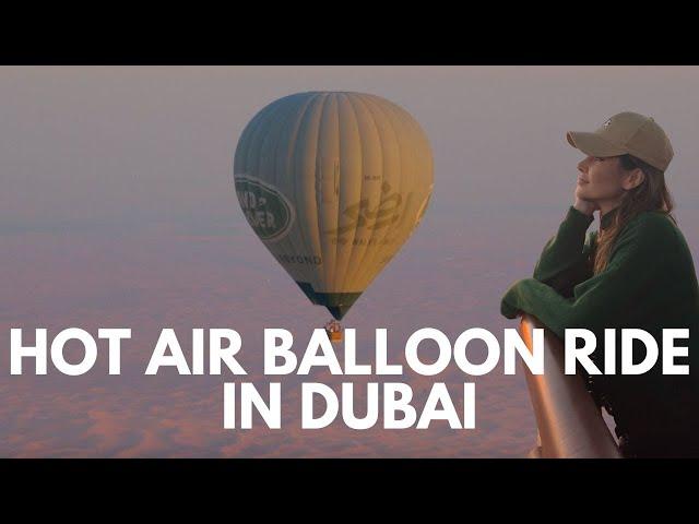 Hot Air Balloon ride Dubai - Suus de Brock will take you in this adventure