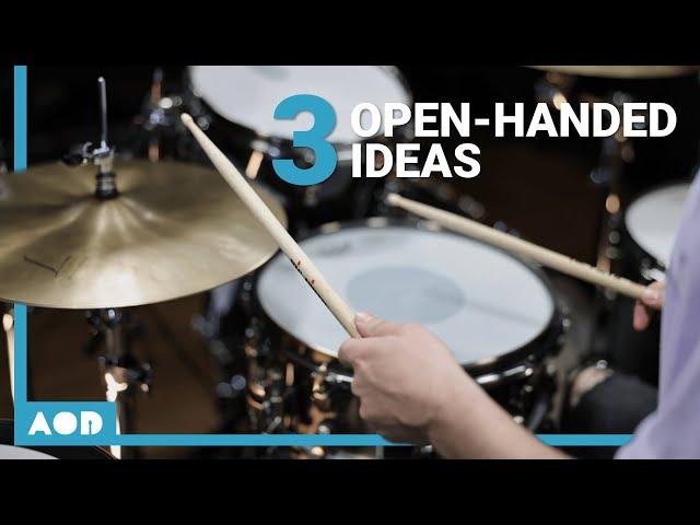 3 Drumming Ideas You Can Only Play Open-Handed | Drumlesson With Max Hofmann