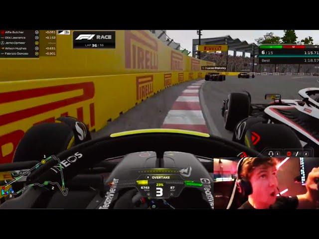 Jarno Opmeer raging on F1 23 - Is this the standard of league racing?