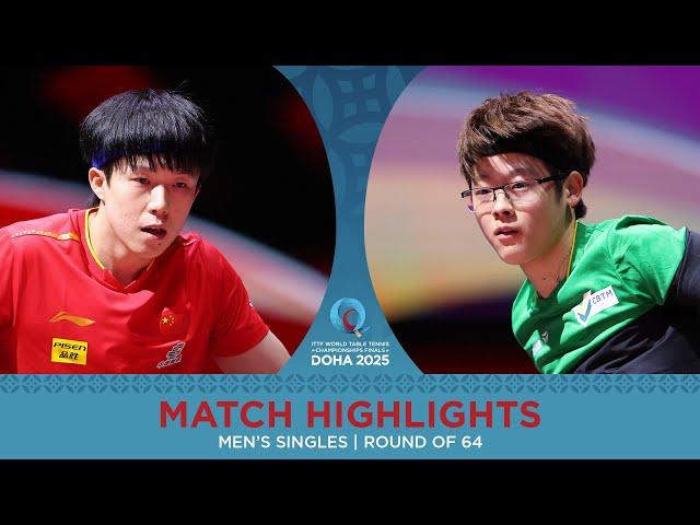 Wang Chuqin vs Leonardo Iizuka | Match Highlights | #ITTFWorlds2025
