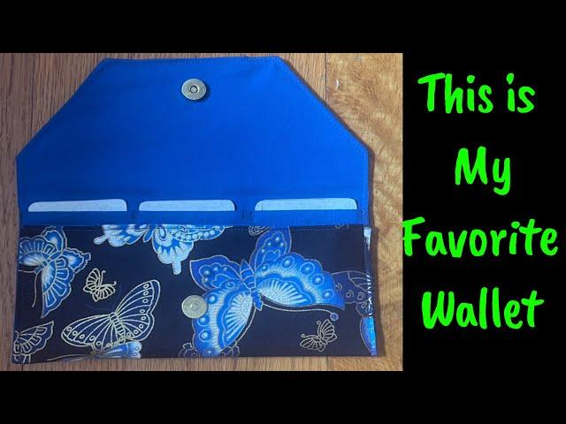 How Easy To Sew A Long Wallet With Multi Card Slots & Phone Holder/New Idea Wallet Sewing Tutorial