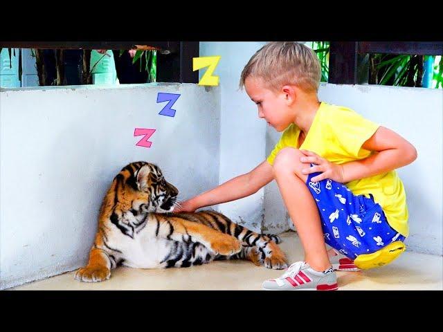 Vlad and Mama at sleeping tiger farm