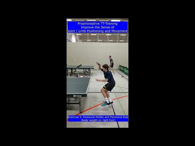 tabletennis balance training #tabletennistraining # pingpongtraining #shorts