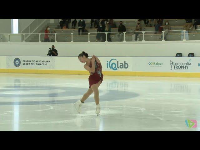 Alysa LIU USA Short Program Lombardia Trophy 2021