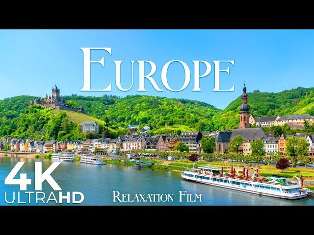 Europe 4K - Scenic Relaxation Film with Meditation Relaxing Music - Video Ultra HD