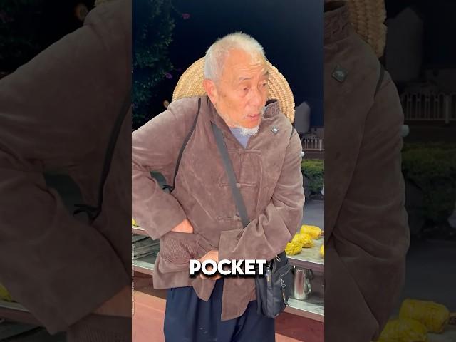 Old Man Shows Kind Shop Owner What Was In His Pocket ️#wholesome #kindness #hearttouching