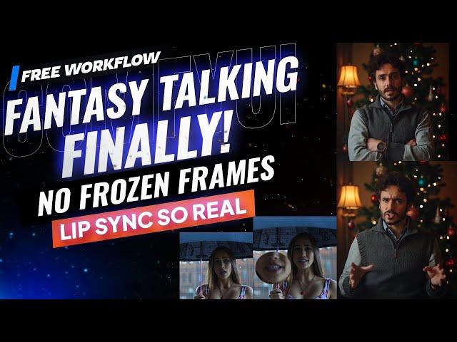 Fantasy Talking AI Lip Sync: Realistic Results in ComfyUI (Free Workflow)