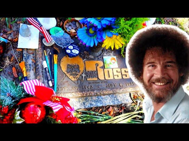 Grave of BOB ROSS TV Painter! How He Died & Scandal After