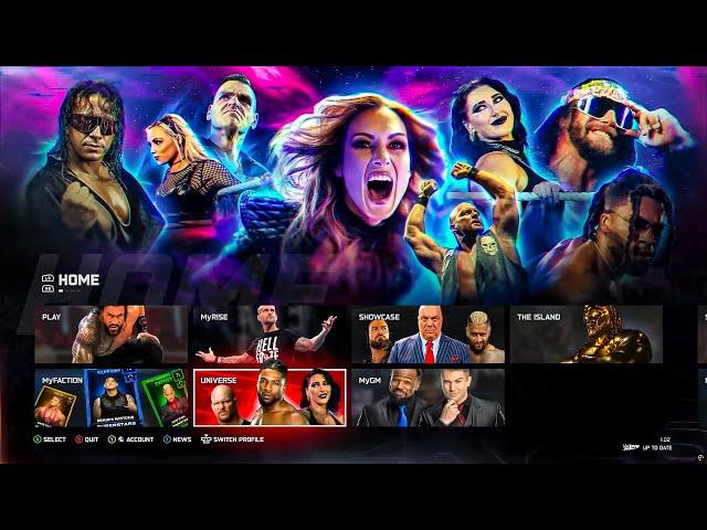 WWE 2K25: Main Menu, Selection Screen, All Match Types, Plus Arenas!