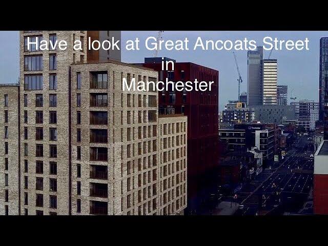 Drone Footage of Great Ancoats Street and Piccadilly Basin