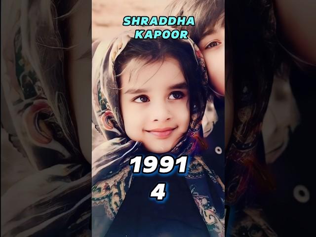 SHRADDHA KAPOOR Age Transformation (1987-2025) | #shraddhakapoor #stree2