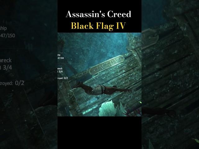 Adewale finds the Jackdaw Shipwreck #shorts