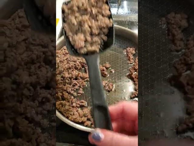 Scoop N Drain, Pampered chef tool!