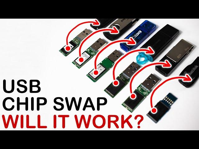 Swapping Memory Chips on USB Flash Drives - Does it work for data recovery?