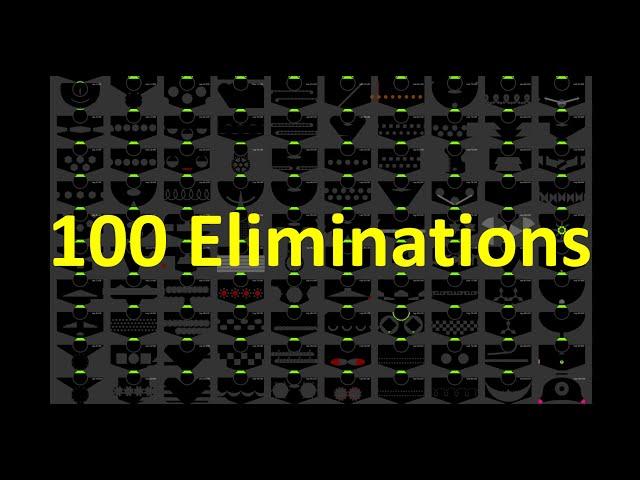 100 Eliminations Marble Race in Algodoo